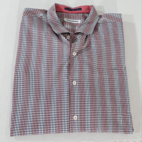 Tommy Bahama Cotton Silk Long Sleeve Check Shirt - Picture 6 of 8